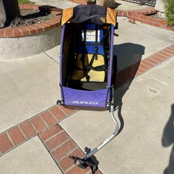 Tow Behind Kids Bicycle Trailer