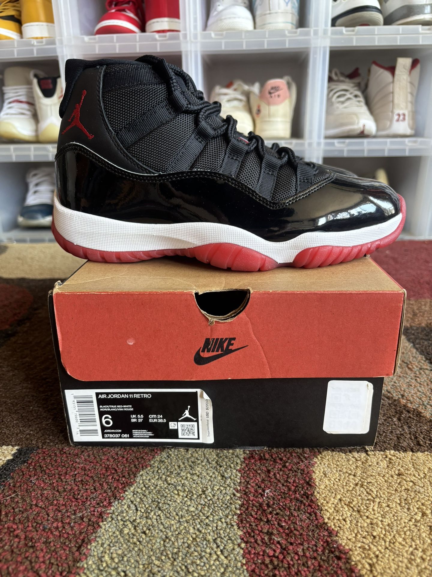 Air Jordan 8 Retro “Playoffs/Bred” Black Red – Men’s Size 10.5 – OG Box Brand new Jordan 11 Jordan 11 Retro Playoffs Bred (2019  main image 2