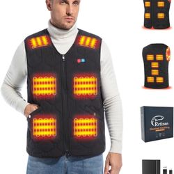 Heated Vest for Men,Lightweight Electric Heating Vest with Battery Pack