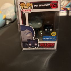 Gage And Church Glow In The Dark Funko Pop Pet Sematary 