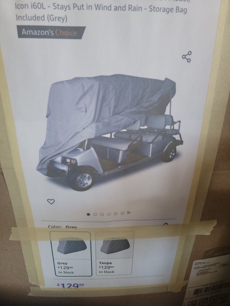 Golf Cart Cover - 6 Seater