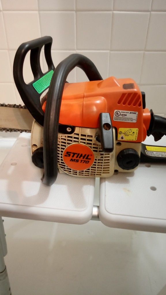 STIHL. MS170. CHAINSAW IN GOOD CONDITION