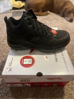 Skechers composite toe work boots