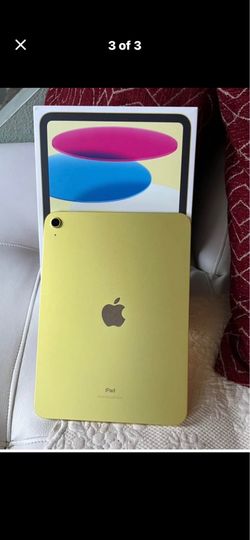 NEW IPad 10 th Generation ,256 GB ,Wi Fi Space Yellow ONLY $430 🍀🍀