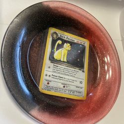1999 Holographic Dark Persian Promo Pokémon Card Resin Tray