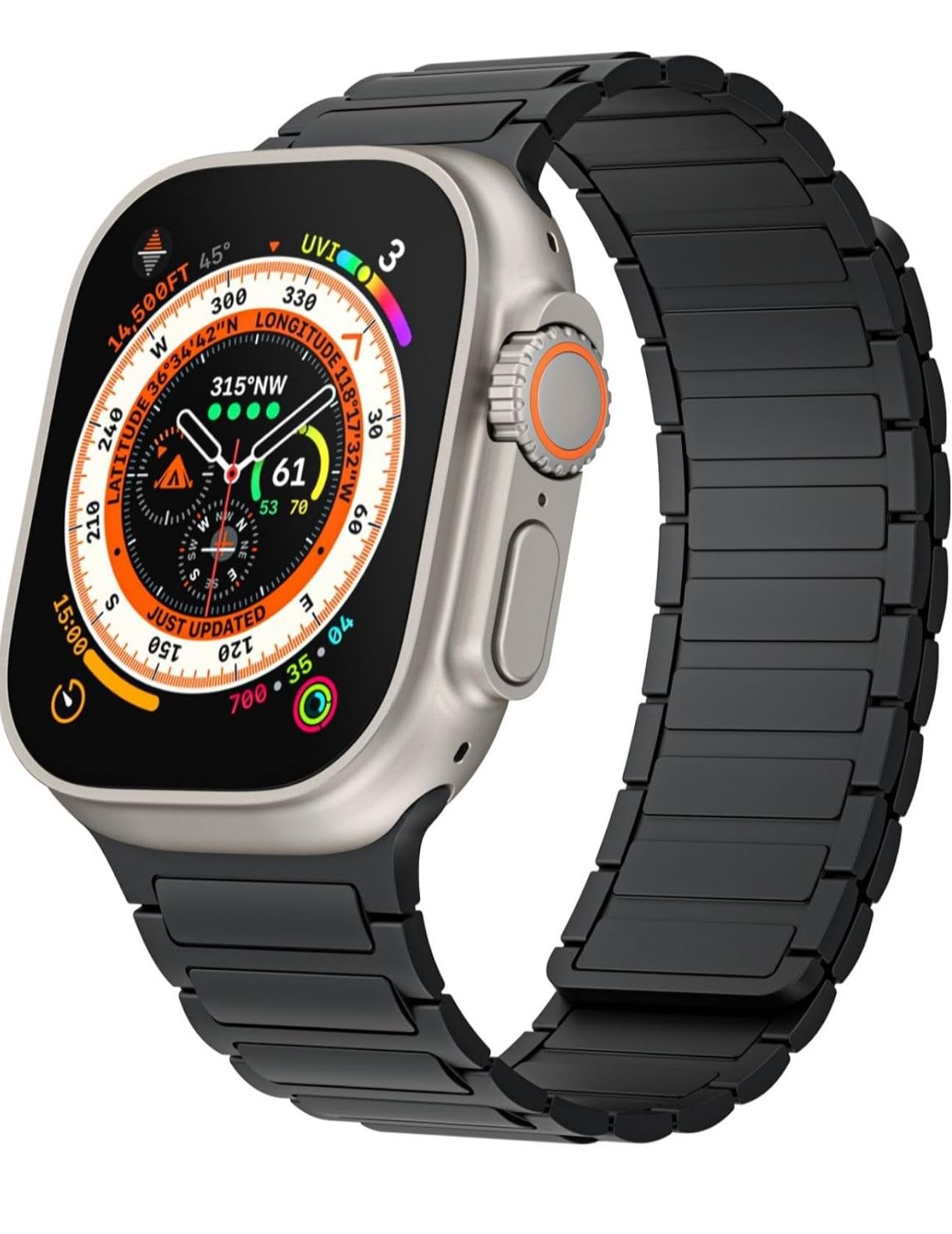 Magnetic watchband Compatible with Apple Watch Ultra 3/2/1 Band 49mm 46mm 45mm 44mm 42mm 41mm 40mm 3