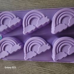 Silicone rainbow molds