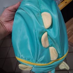 Pre-Owned CUTE KIDS Boys And Girl Dinosaur Backpack Pre School Bags. LIGHT GREEN Handle Strap New.