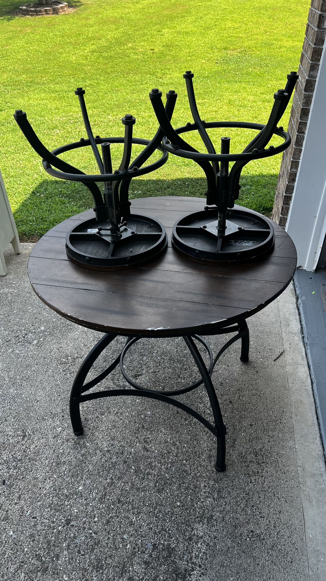 Mini Table With Two Bar Stools