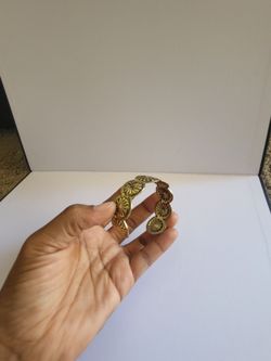 Antique golden cuff bracelet new