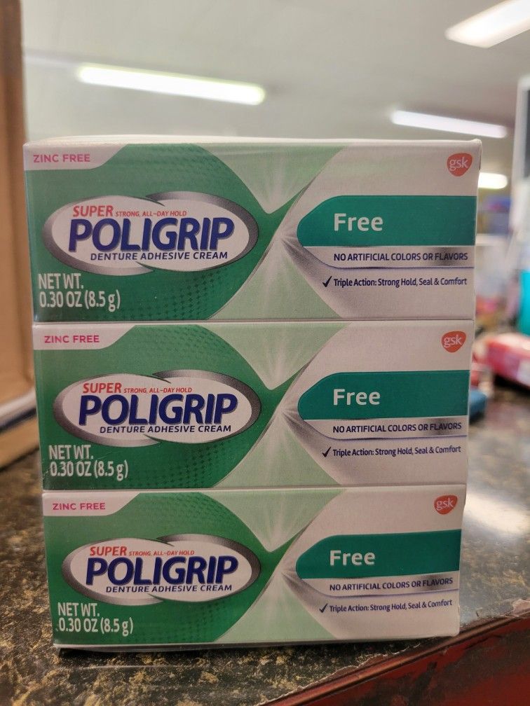 Poligrip Adhesive Cream (Pack Of 12)