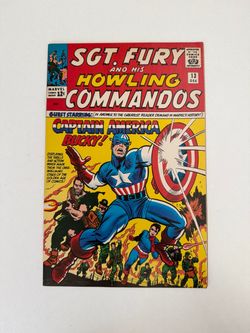 Sgt. Fury and His Howling Commandos  #13 (1964) Marvel - Captain America/Kirby