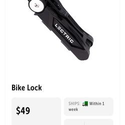 NEW E BIKE LOCK $40