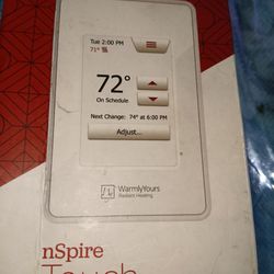 Warmly Yours  Nspire Touch Programmable Thermostat 