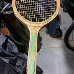 Vintage tennis racquet 