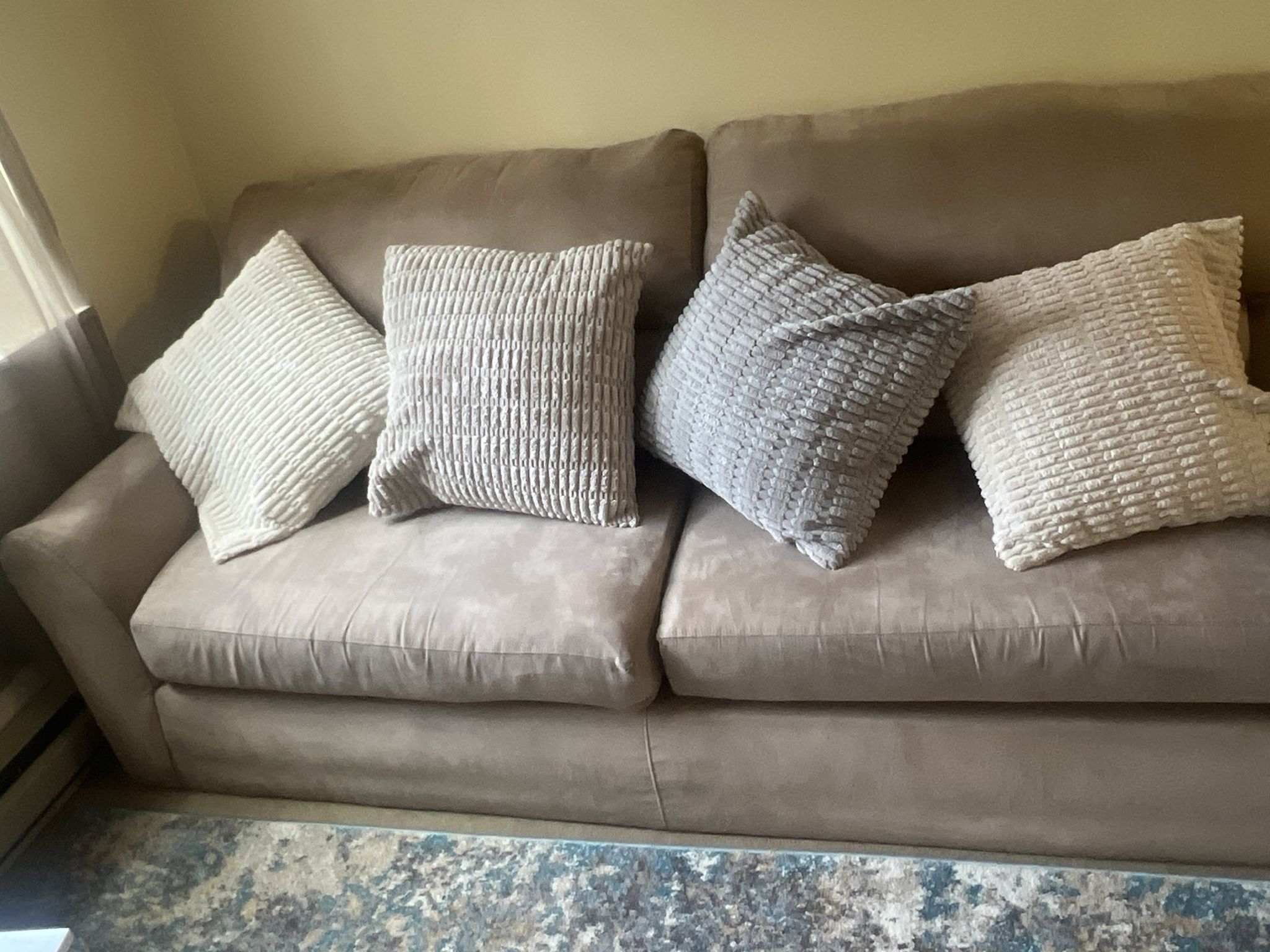 Couch + Loveseat Set – $300