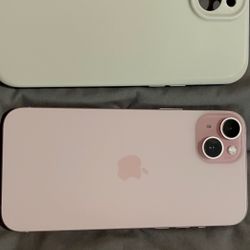 iPhone 15 + Unlocked with White Case