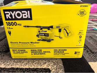 Ryobi electric power washer