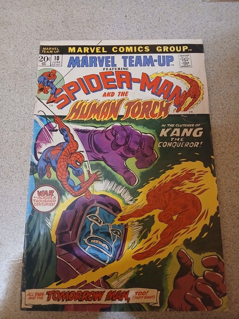 Marvel Team-up Spider-Man And The Human Torch