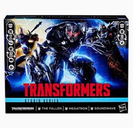 Transformers Studio Series The Fallen Megatron Soundwave 3-Pack New in Box