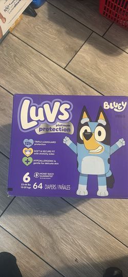 Size 6 LUVS diaper $20