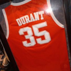 Mr Durant Texas Longhorn Jersey Autograph