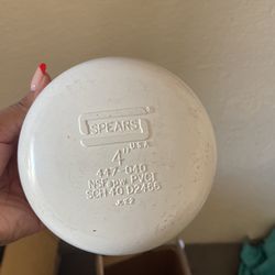 PVC End Cap 4" (3 Of Them) 