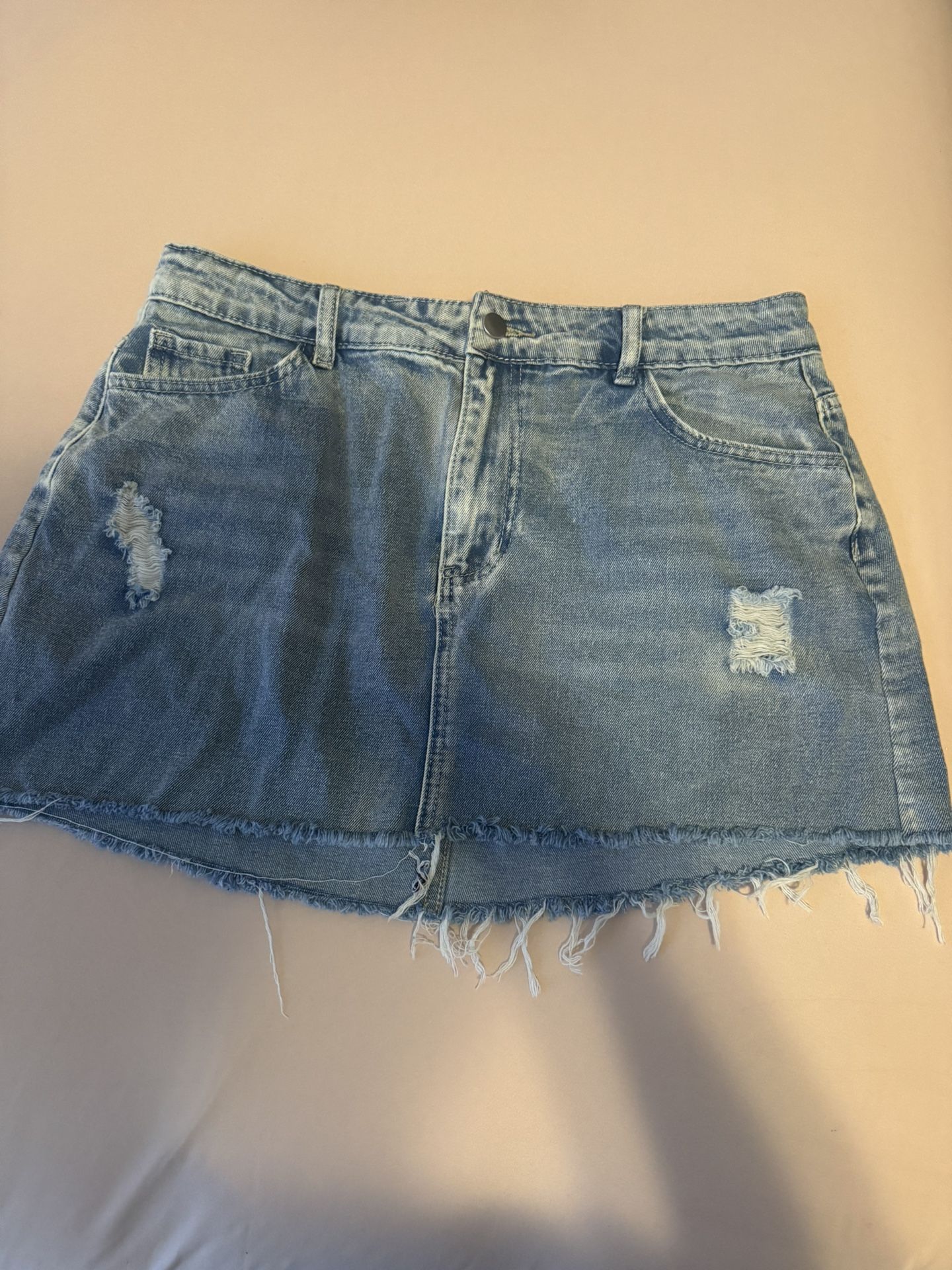 SHEIN denim skirt