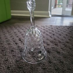 RARE *****FOSTORIA PRESSED GLASS BELL!