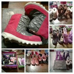 North face, uggs, stride rite, kami, toddler boots. Most new in box. Sizes vary. Prices negotiable. Pickup Braintree. Fastest pickup