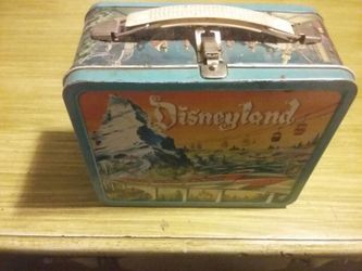 Antique metal lunchbox- Disneyland