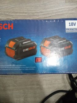 Bosch ProFactor Core 18v 8ah Batteries 2 Pack