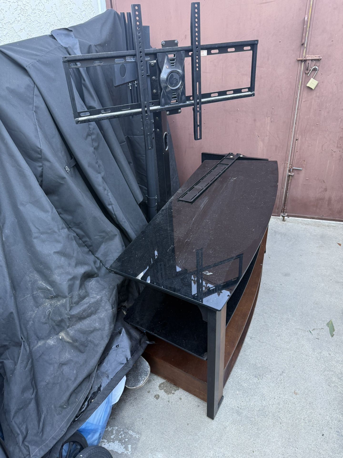 TV Stand With TV Mount Included