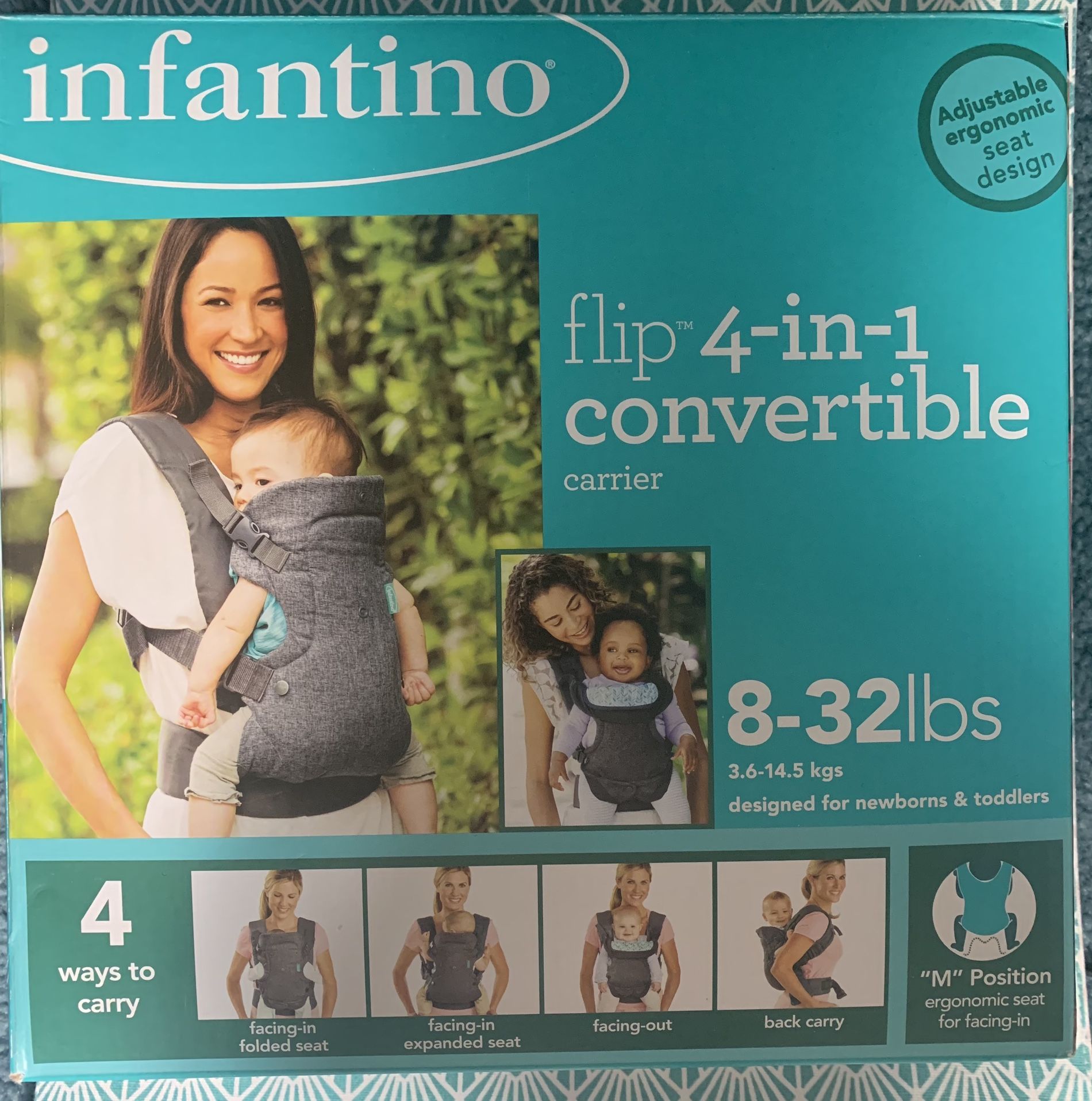 Infantino Flip 4-in-1 Convertible Carrier