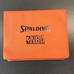 NBA Attaché Laptop Portfolio Briefcase - Authentic Ball Leather