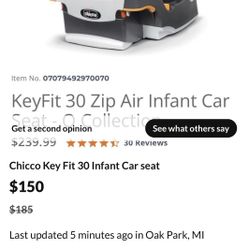 Chicco Key Fit 30 Infant Car Seat 