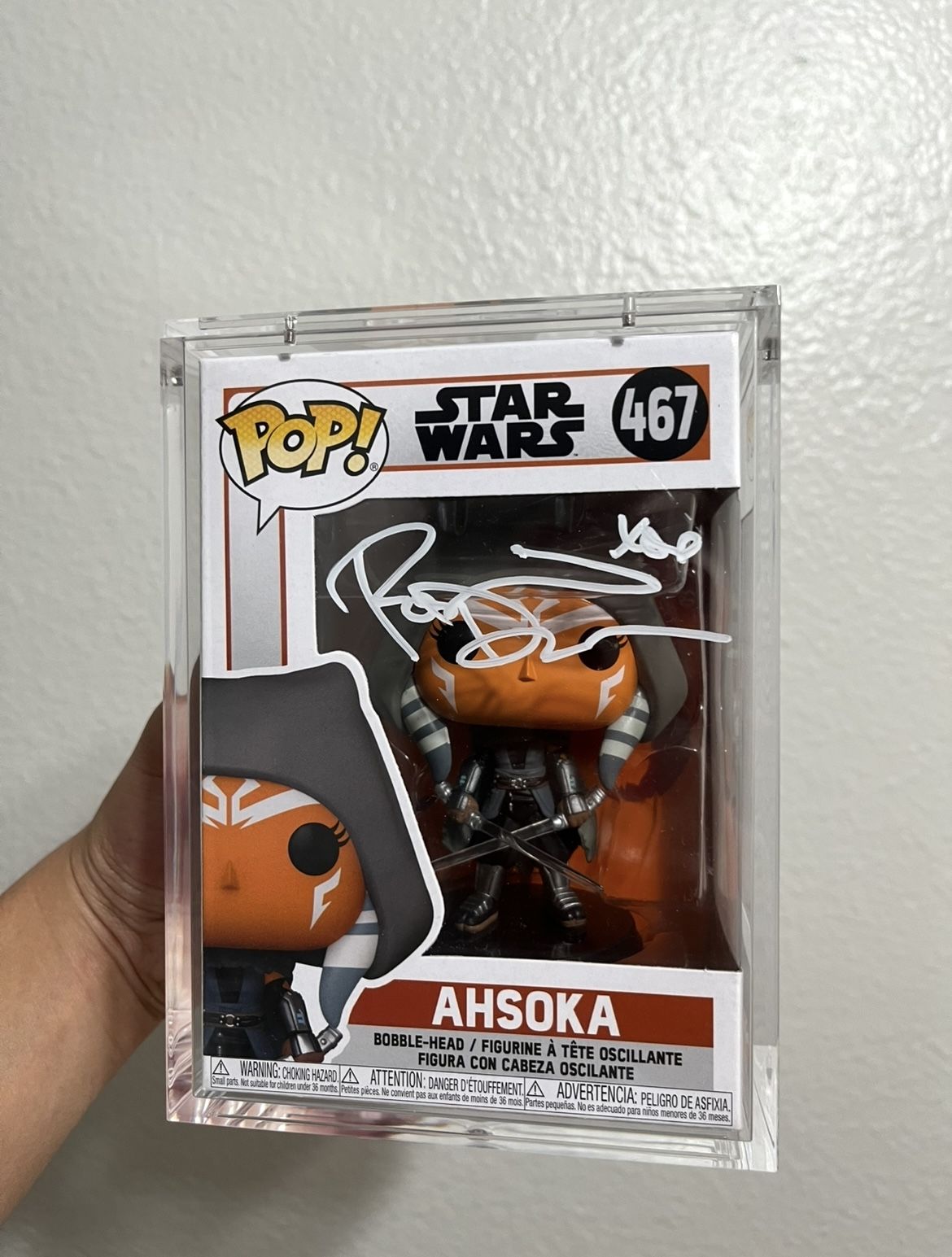 Ahsoka Tano Autographed Funko Pop