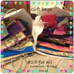 Assorted gift bags