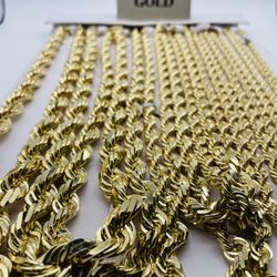 Holiday Sales! 14K Gold Rope Chains!