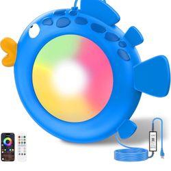 Brandnew  Upgrade LED Above Ground Pool Lights - 20W 12V RGBW Dimmable Submersible Pool Lights for Inground Pool, IP68 Waterproof Music Sync Underwate