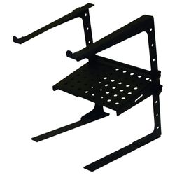 Odyssey LSTANDCOMBO, Black L Stand With Table/Case Clamps And Detachable Accessory Tray Combo Package