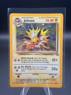 Jolteon 4/64 Jungle Unlimited LP Pokemon