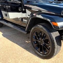 Jeep Wrangler Sahara Rims and Tires ( Set Of 5)