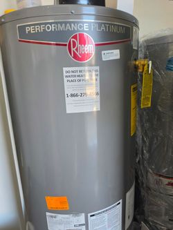 New Water Heater Rheem Performance plus ✨️