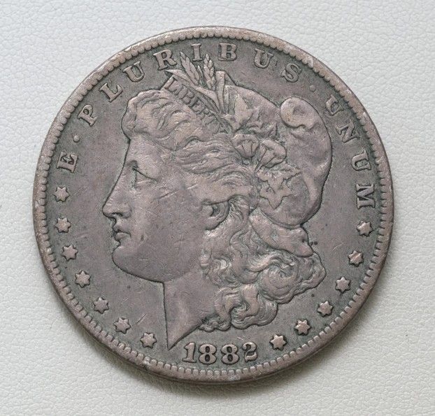 1882-CC Morgan Silver Dollar $1 Coin