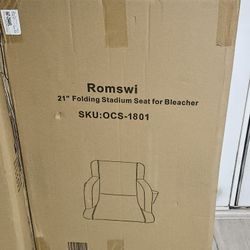 Set Of 2 Reclining Stadium Seats For Bleachers