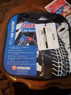 Snow ice wheel tire chains cables peerless 0232405