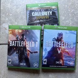 Xbox one WWII games, call of duty, battlefield
