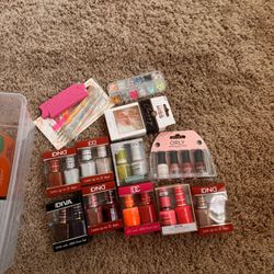 Bundle: Gel X Set, Regular Nail Polish, Stickers And More!