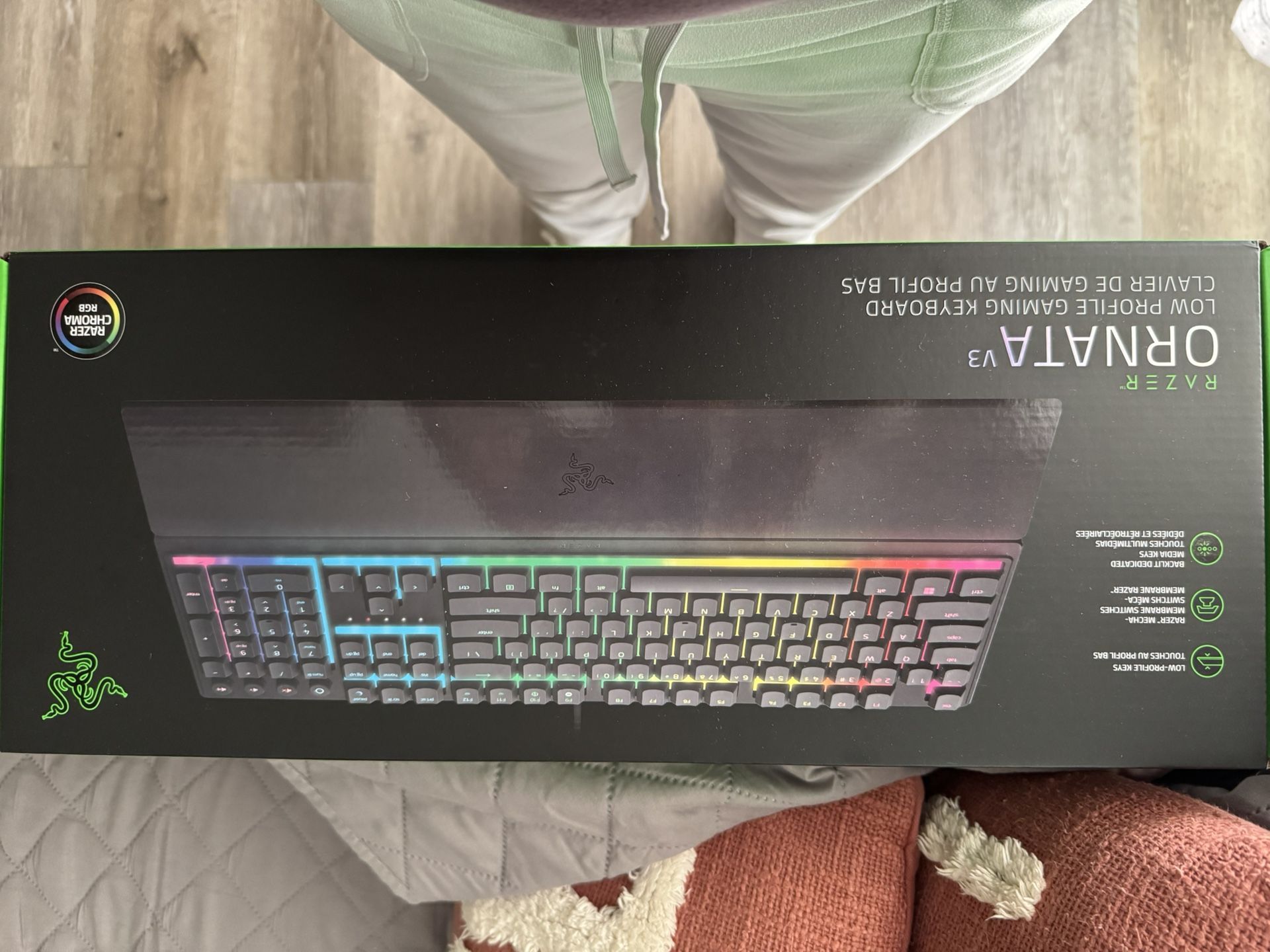 2 Razer Ornata V3 X Gaming Keyboard 1 Razer Ornata V3